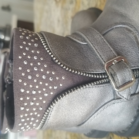 B-Cool Browns Metallic Boots Toddler - Picture 2 of 9